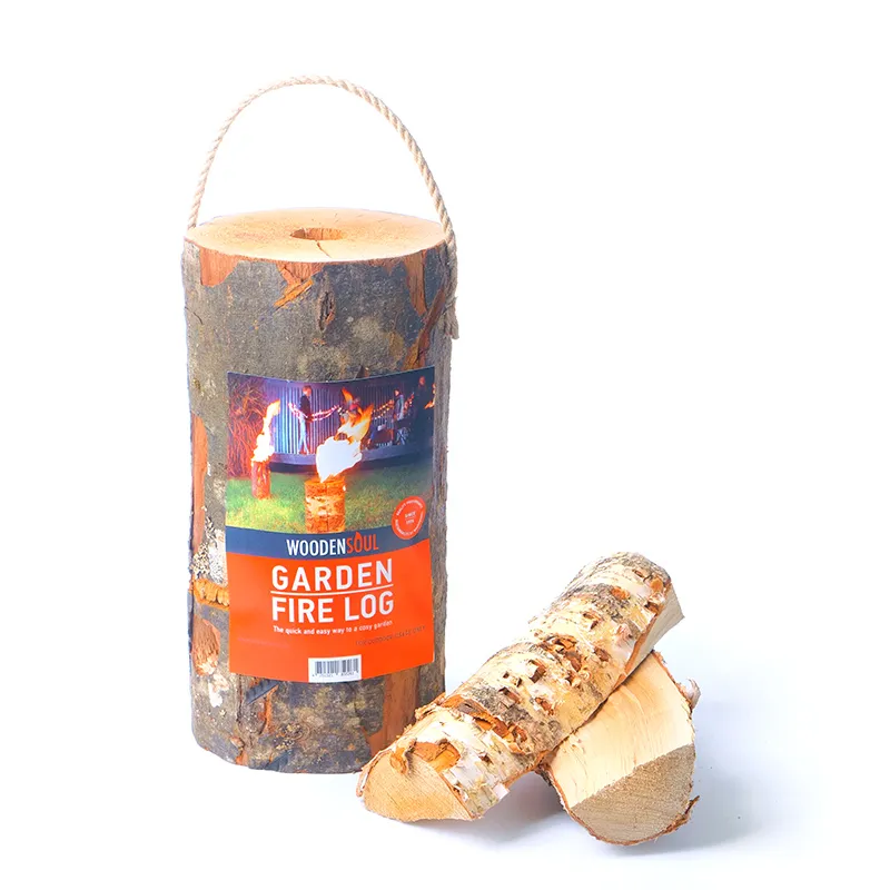 Garden fire logs. Woodensoul deco